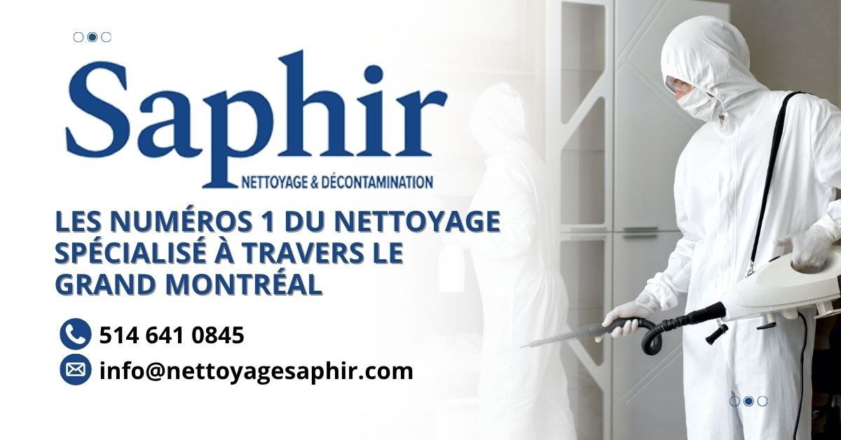 Bannière Nettoyage Saphir